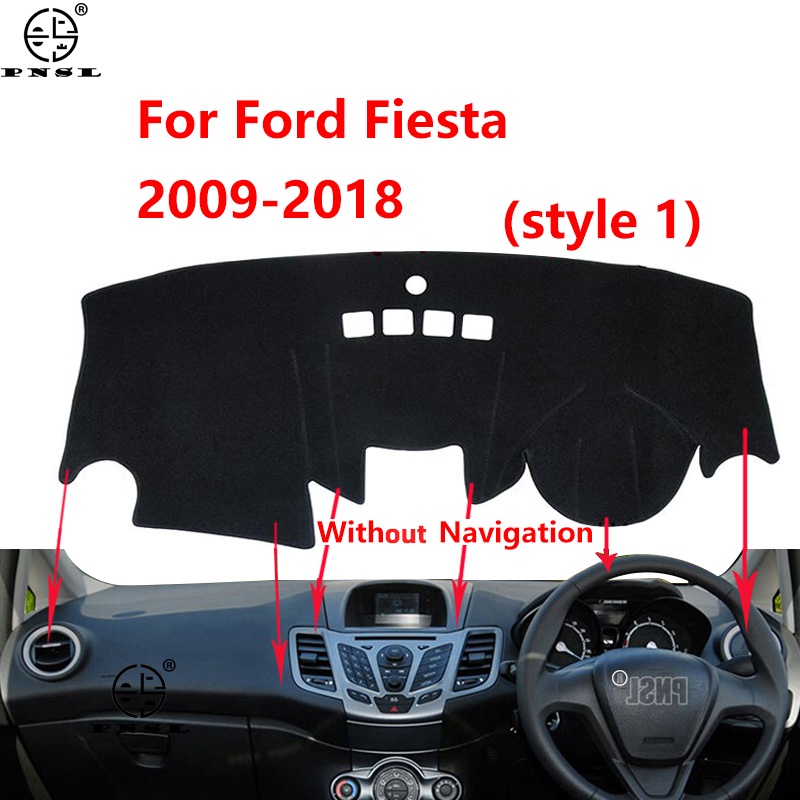 Car Dashboard Cover Pad Dashmat Dash Mat Sun Shade Carpet for Ford