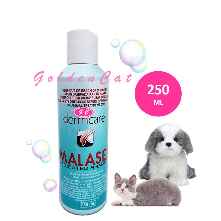 Malaseb Medicated Shampoo For Dog & Cat 250 ML (EXP 01/2025) / Anti