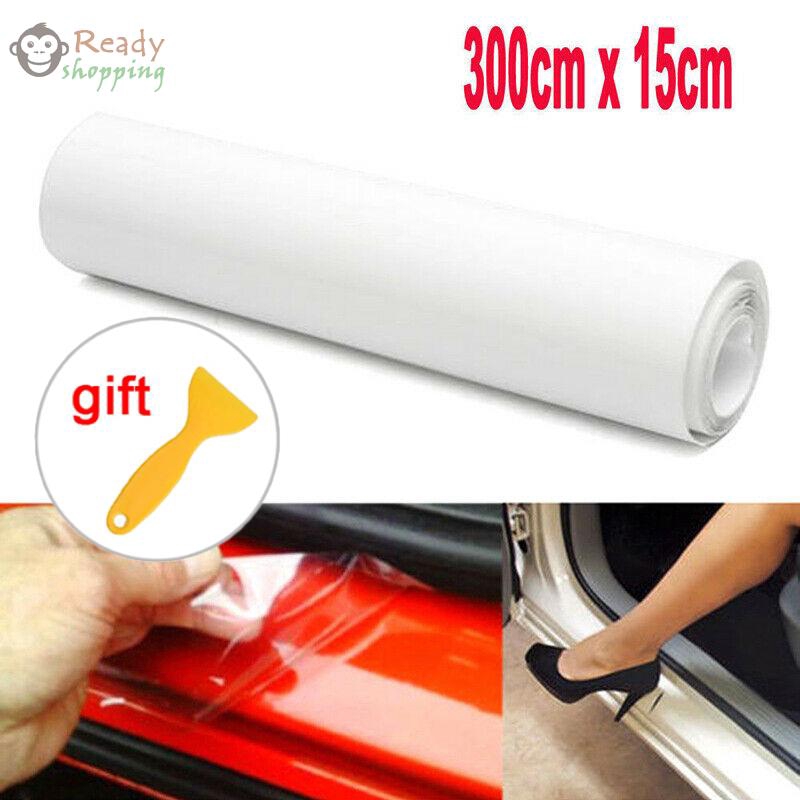 Protector Vehicle DIY Car Sill Vinyl Film Sheet Clear Anti Scratch Door