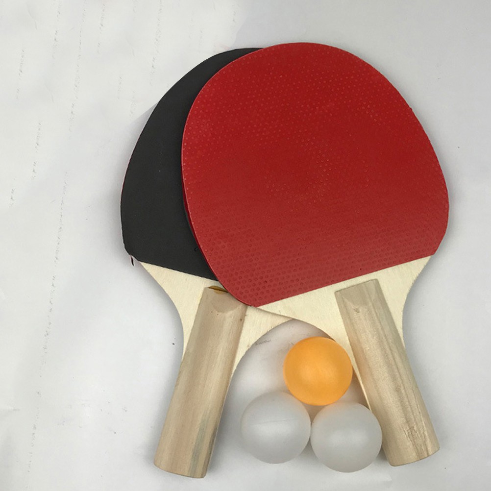 Spot Free ShippingRubber Faced Table Tennis Racket Beginner Training Ping-Pong Board Table Tennis Racket Set Ping Pong Shopee Malaysia