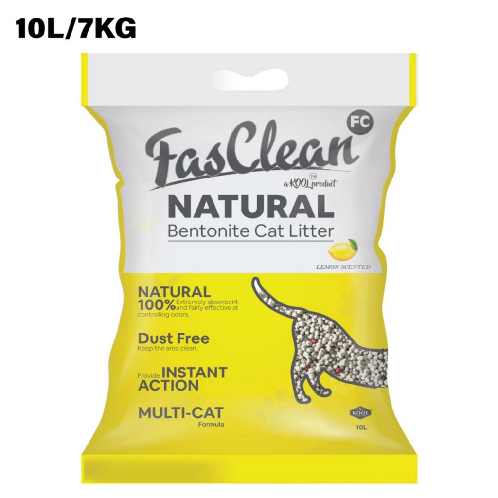 🐱 10L FAS CLEAN NATURAL BENTONITE FAS CLEAN PREMIUM BENTONITE CAT ...