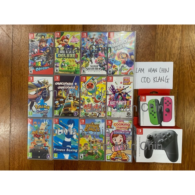 Used games deals for nintendo switch