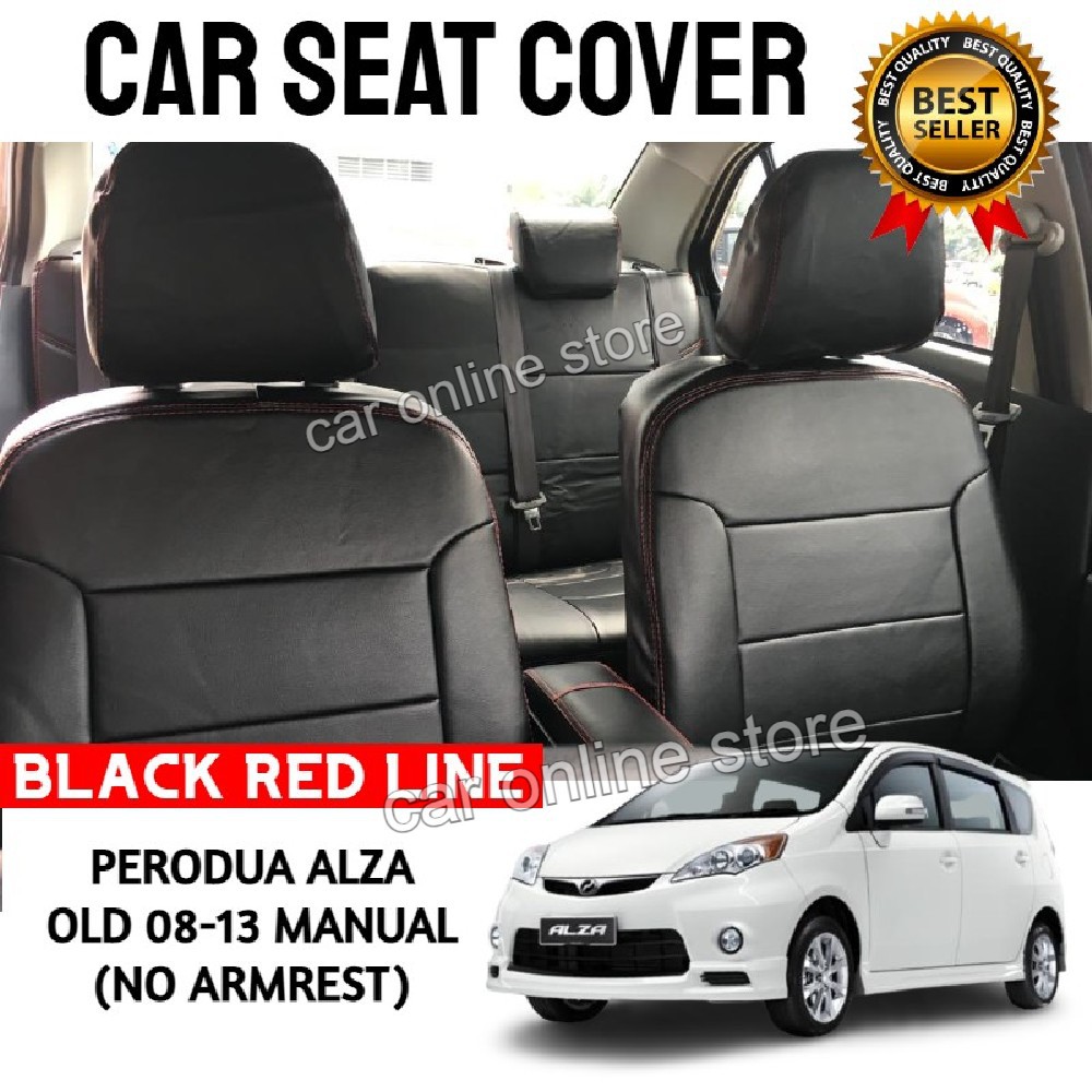 Perodua Alza OLD 2008-2013 / ALZA NEW 2014-2021 MANUAL Car Seat Cover ...
