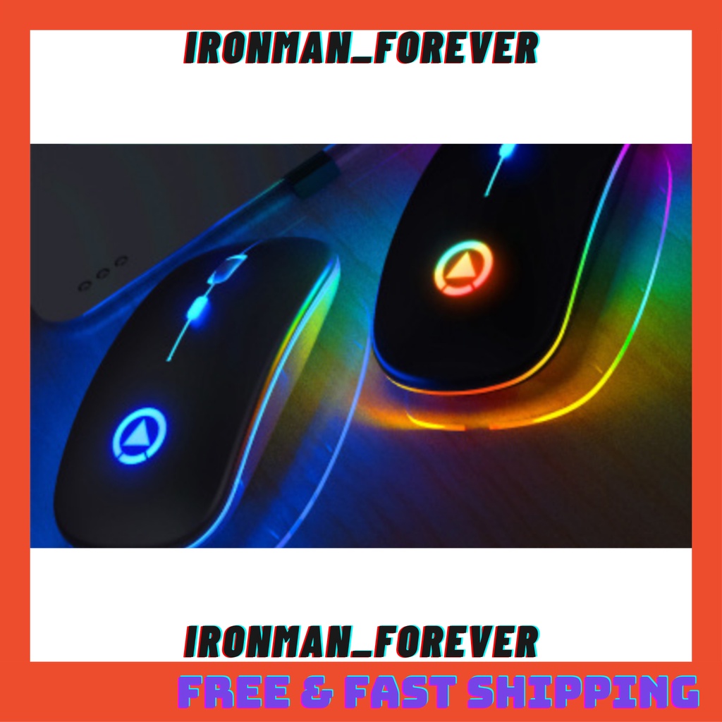 REXMO - Wireless Mouse Receiver Optical Adjustable Silent led usb ...