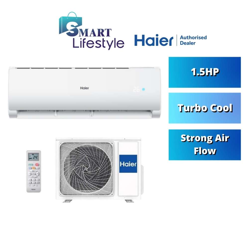 Haier R32 Non-Inverter Series Air Conditioner With Turbo Cool (1.5HP ...