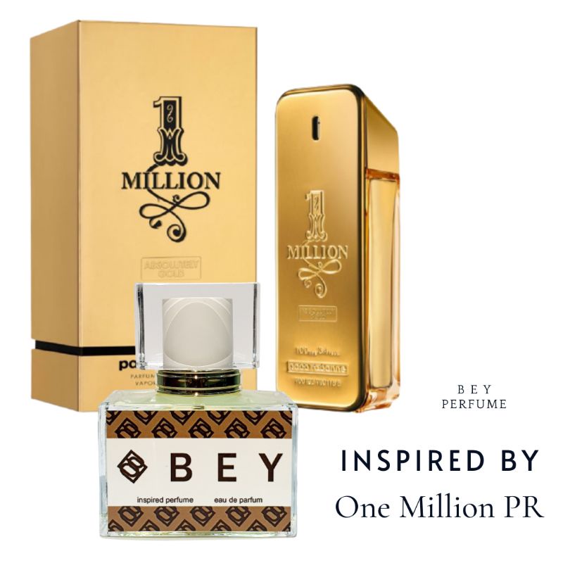 BEY Perfume EDP (Platinum 90%) 30ml Inspired by One Million Paco ...