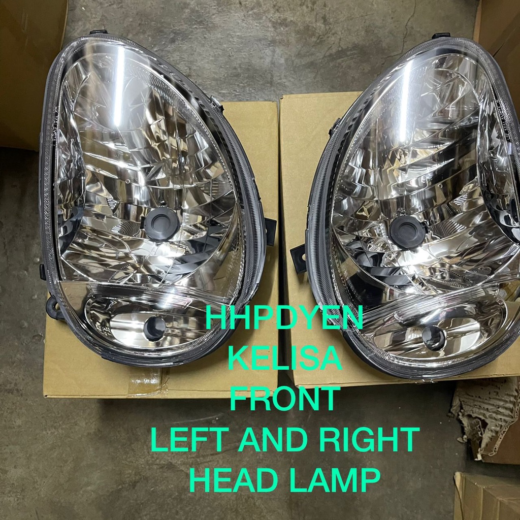 PERODUA KELISA FRONT (LEFT & RIGHT) HEAD LAMP / LAMPU BESAR [1PCS