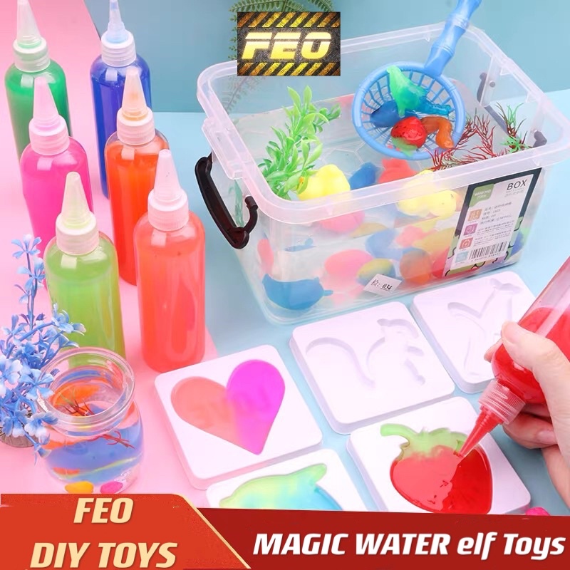 Kids DIY Magic Water Toy Children Handmade DIY Craft Montessori