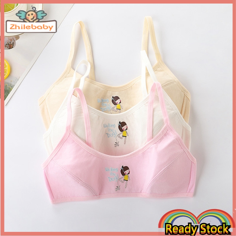 10-12 Years Puberty Girl Bra for Kids Teen Camisole Cotton Kids