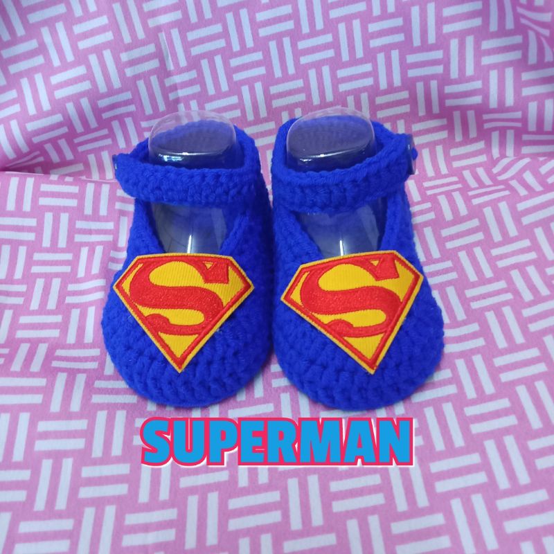 Superman sales baby shoes