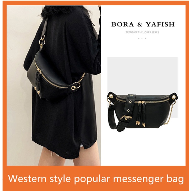 Fashion Chest Bag Bags Women Bag Female Trend Western Style Joker Satchel  Female