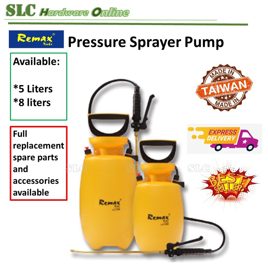 REMAX Pressure Sprayer Hand Pump 5L (Heavy Duty) Made in Taiwan/ Garden