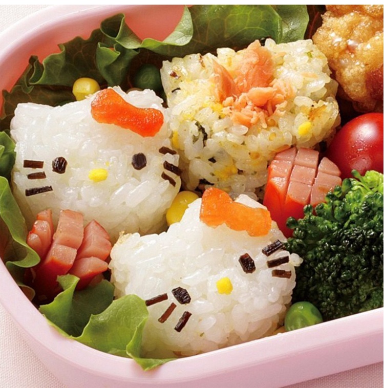 Hello Kitty Rice Ball Mold Sushi Cute KT DIY Animal Box Lunch Hot Sale ...