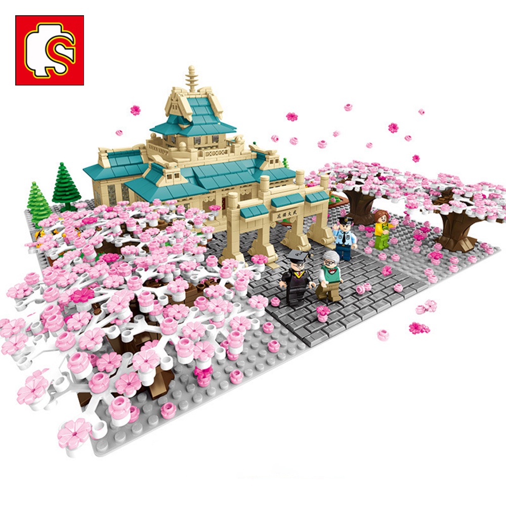 [LED Lighting] Sembo Japan Style Japanese Cherry Blossom Sakura Series ...
