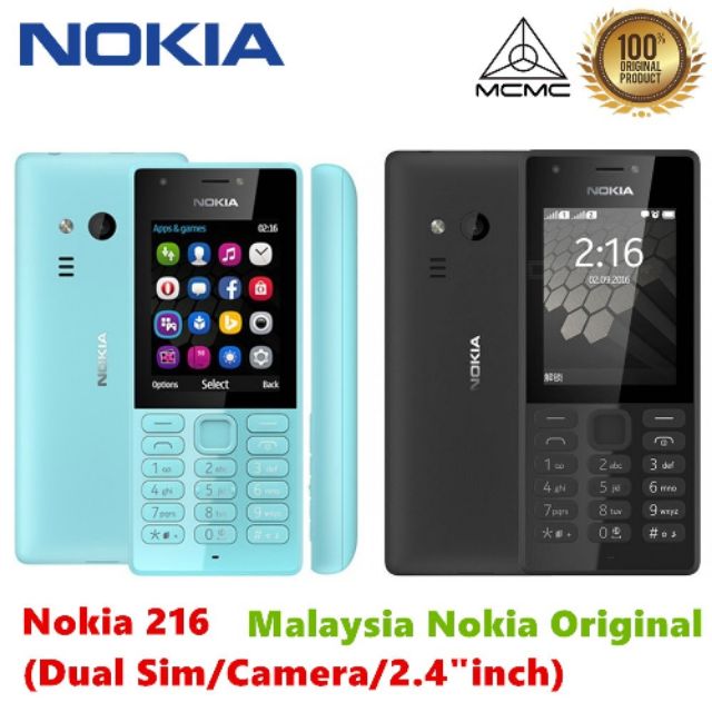 [ORIGINAL] Nokia 216 Dual Sim (MALAYSIA WARRANTY) | Shopee Malaysia