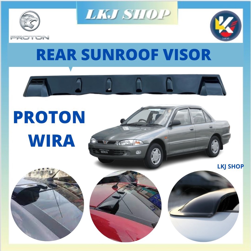 PROTON WIRA Aeroback CAR REAR SUNROOF VISOR (1PCS) Shopee Malaysia