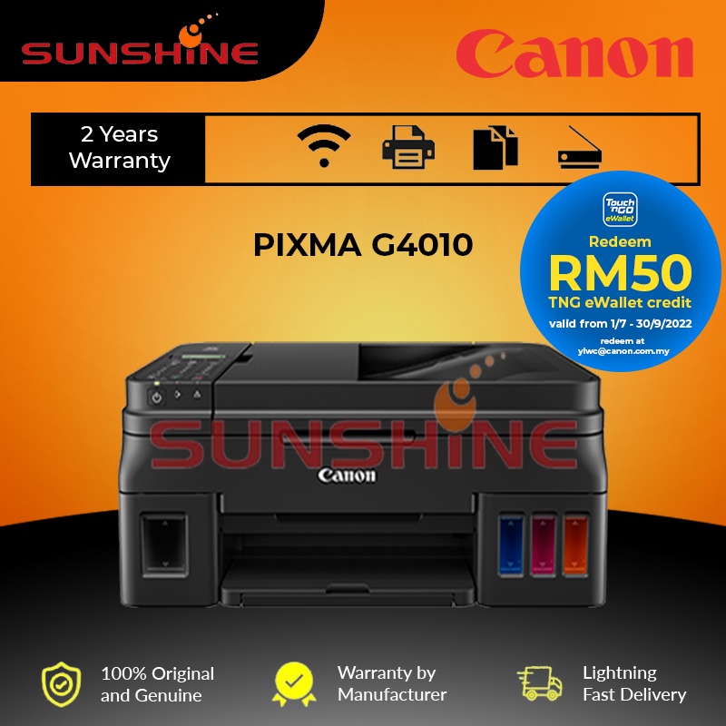 *FREE TNG EWALLET CREDIT* CANON G4010 G4770 4IN1 WIFI INKJET PRINTER
