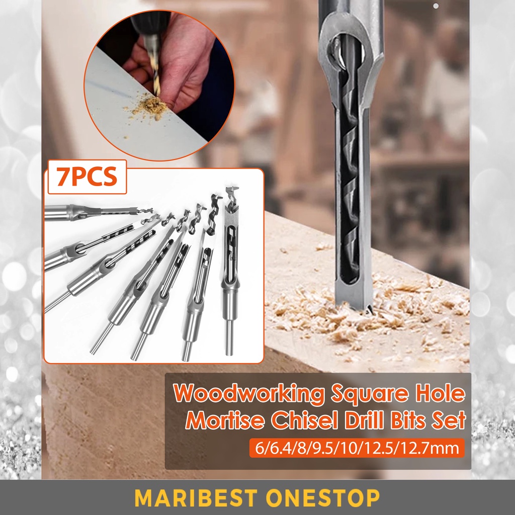 Square hole deals mortiser drill bit