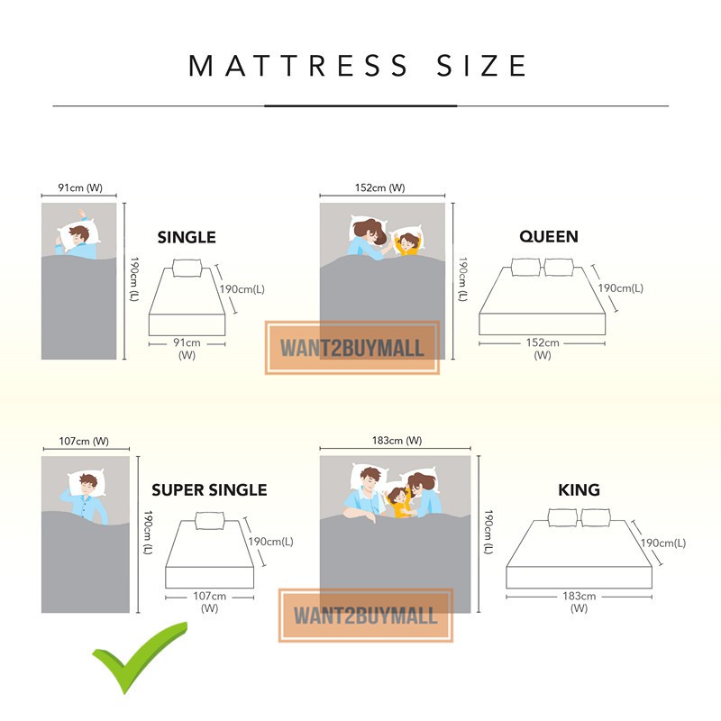 🇲🇾 🏆 FREE SHIPPING🔥 Goodnite Eazy Rest Singe Queen King Mattress Vacuum ...