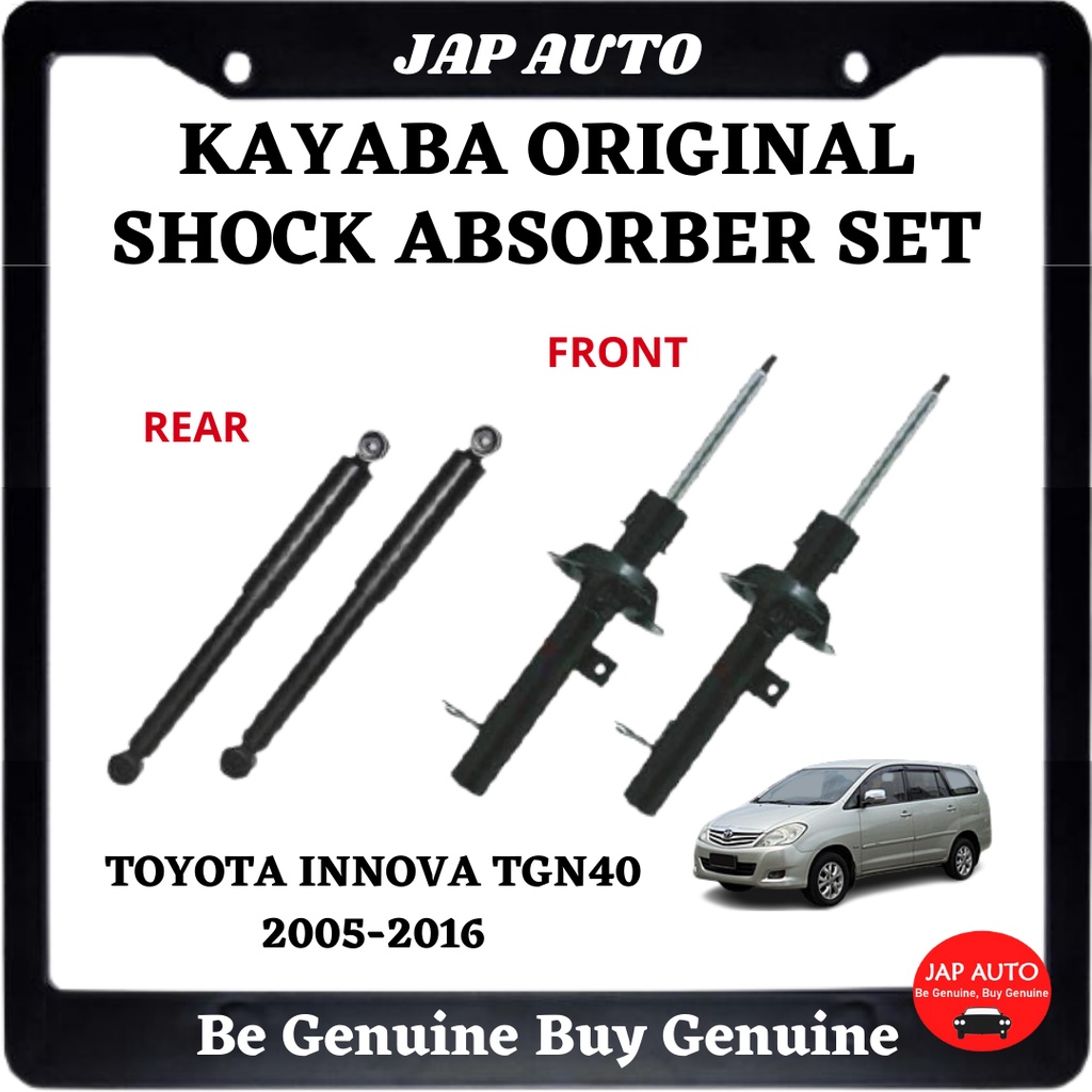 TOYOTA INNOVA TGN40 2005-2016 KYB / KAYABA ORIGINAL FRONT @ REAR SHOCK ...