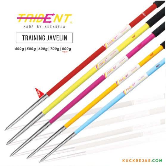 TRIDENT TRAINING JAVELIN REJAM LEMBING SUKAN SAGA MSSM 500g 600g 700g