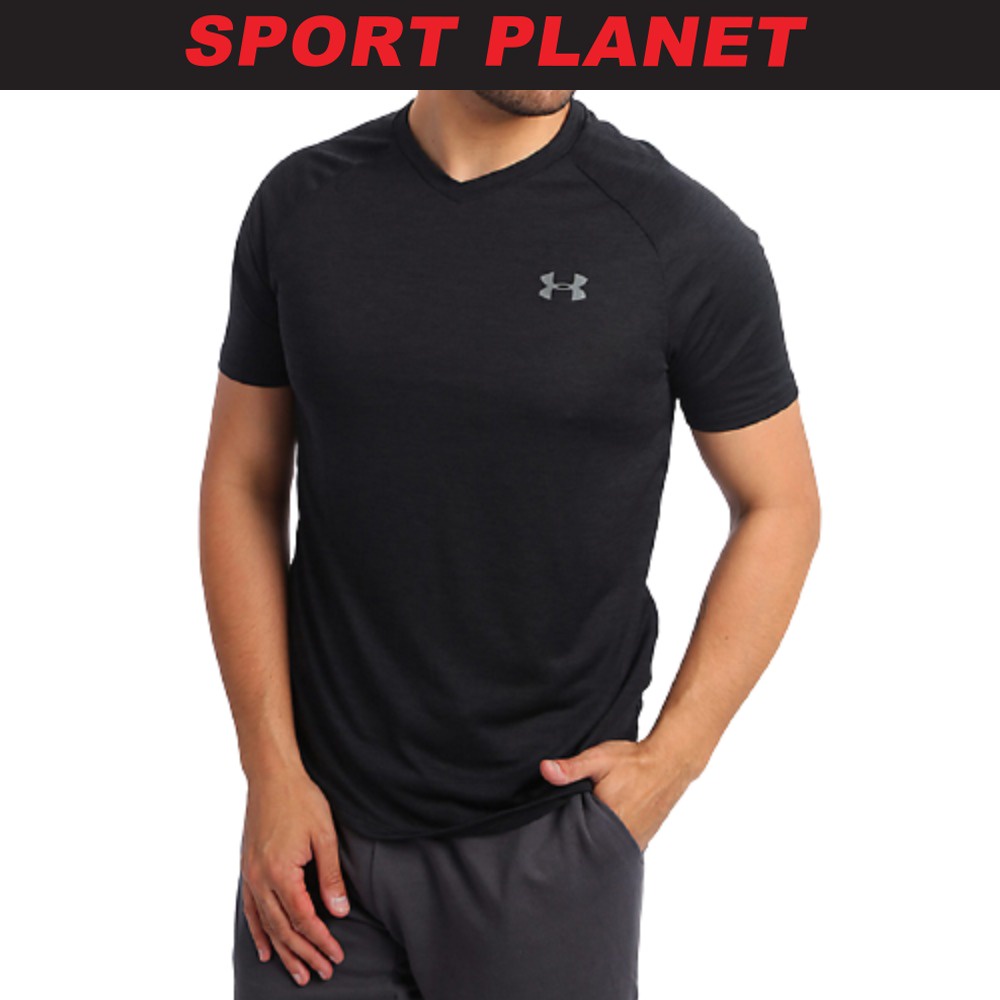 Under Armour Men Training Tech 2.0 V Neck Tee Shirt Baju Lelaki