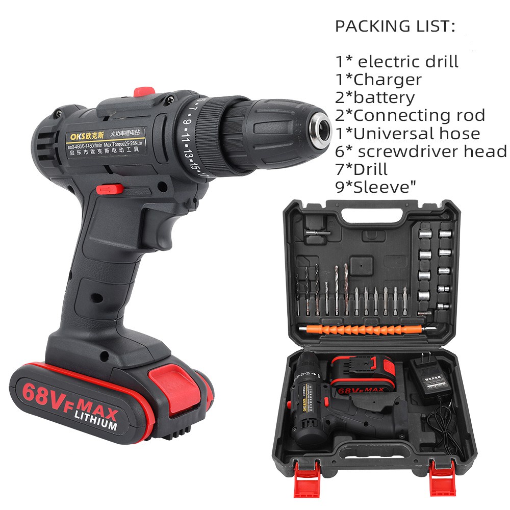 Screwdriver drill clearance