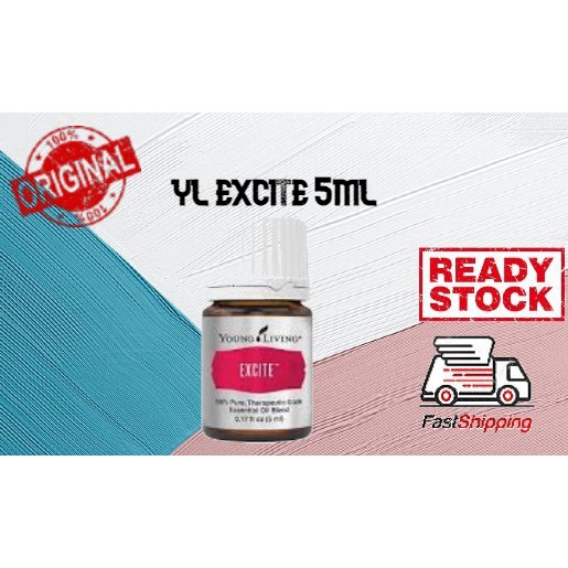Young Living YL Excite 5ml Essential Oil (For Oil level around 5070