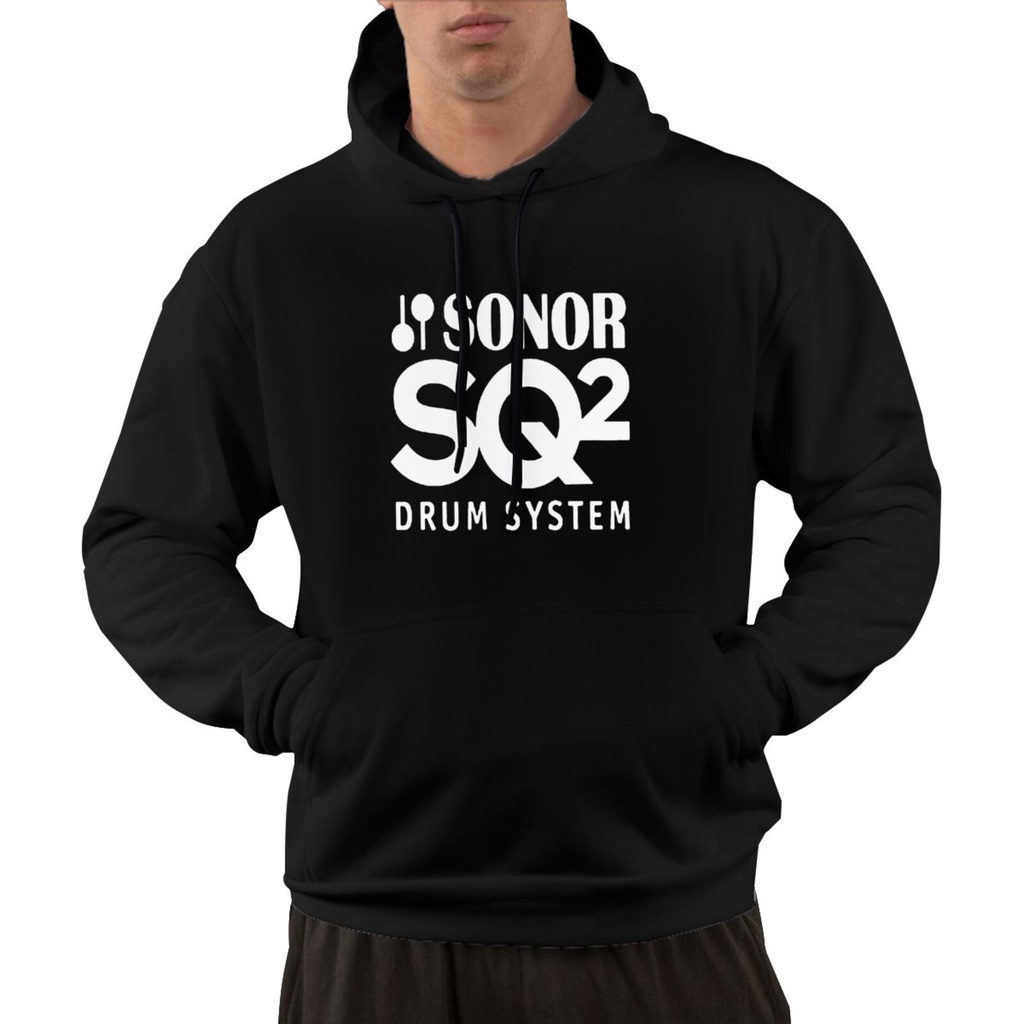 Vintage Funny Hoodie Sonor Drum System Sq2 Logo Customized Loose ...