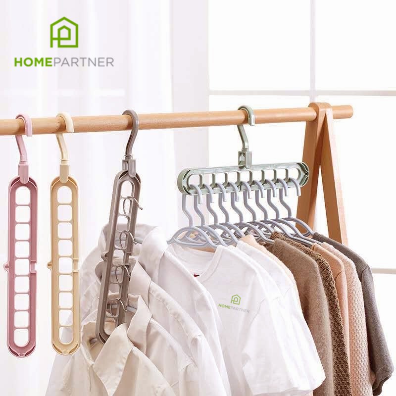 Multi-function Clothes Hanger Folding Magic Wardrobe Drying Clothes ...