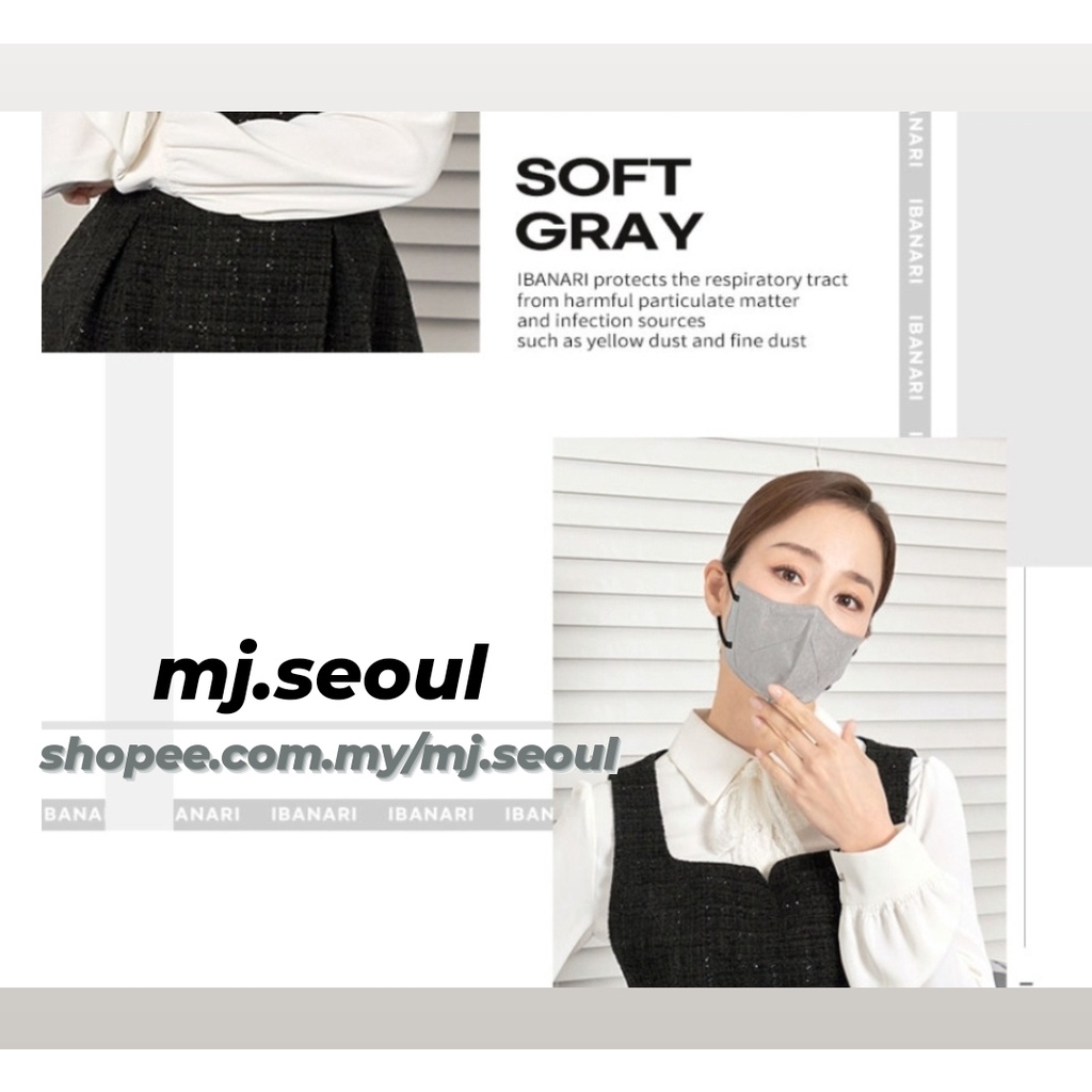 ibanari KF94 Kim TaeHee 2D Birdbeaked face mask (1pcs)Korea mask