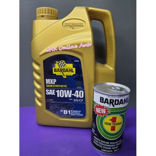 BARDAHL ENGINE OIL 10W40 MXP SEMI SYNTHETIC API SN/CF 4LITRES