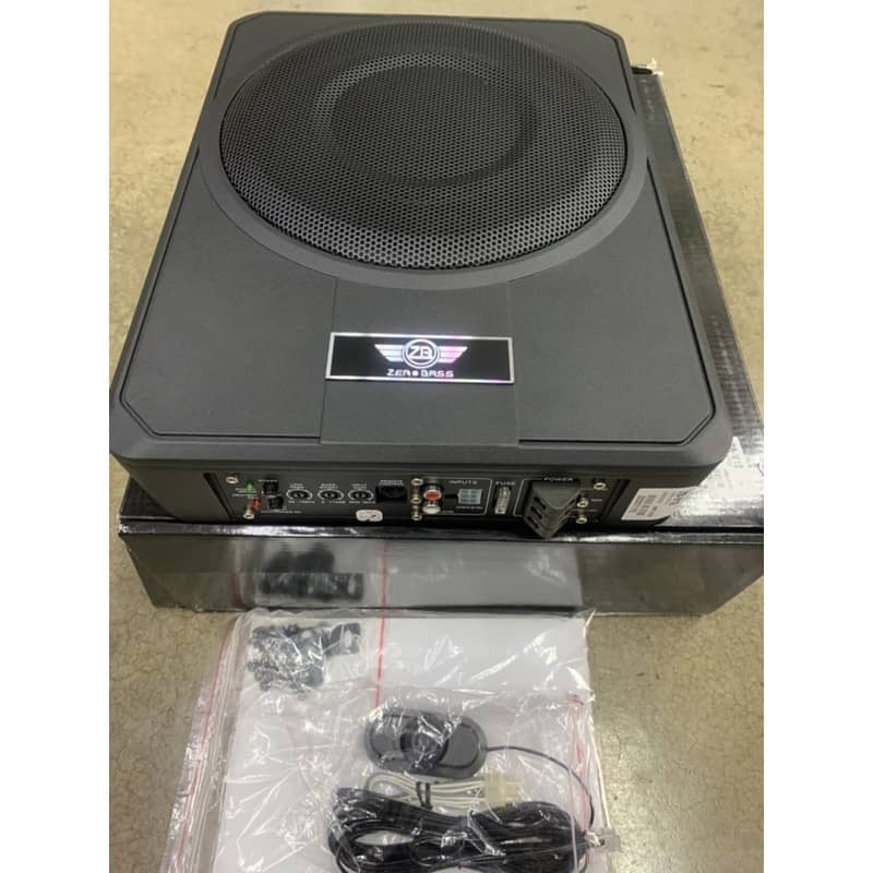 ZERO BASS ACTIVE SUB Woofer 10" under seat Car Audio System 400w