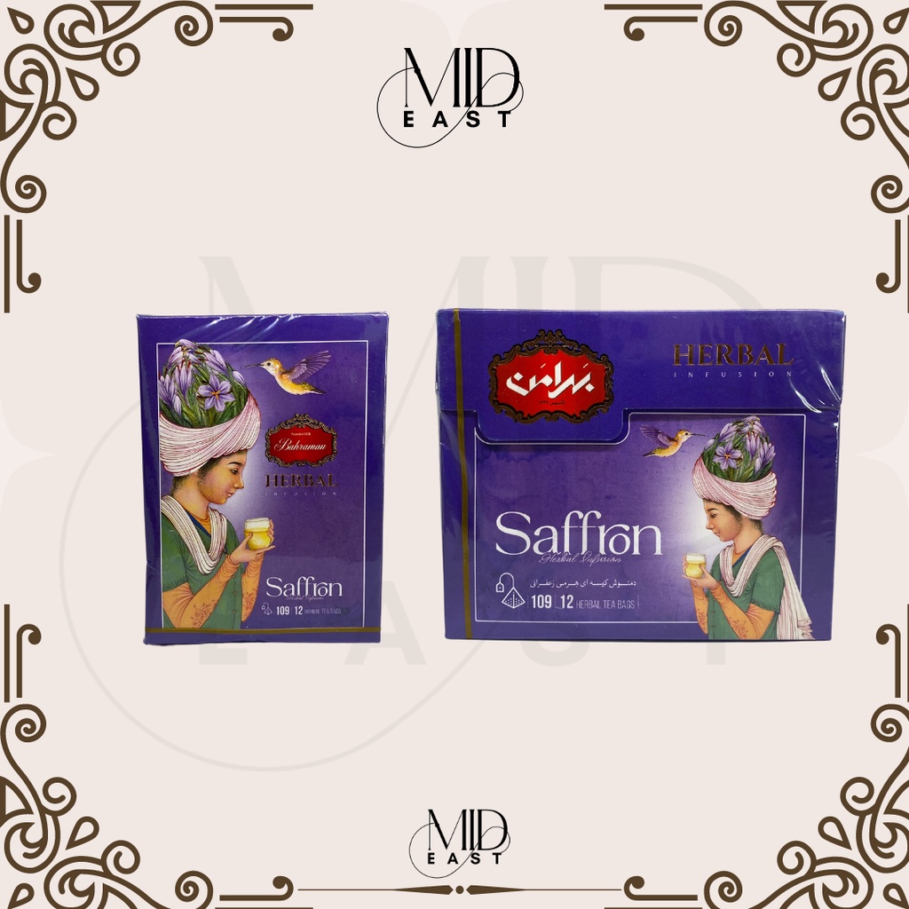 Bahraman Saffron Herbal Infusion Tea Shopee Malaysia