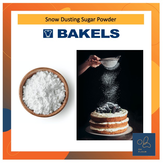 BAKELS Dusting Snow Sugar Deco Powder / Serbuk Salju Gula Halus Icing ...