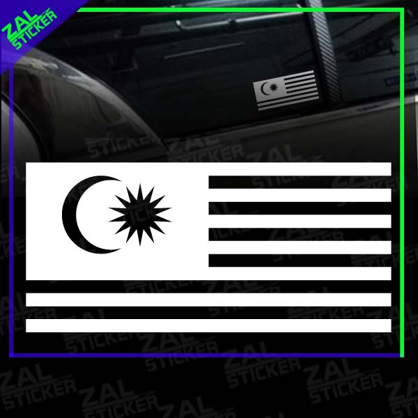 * CAR STICKER MALAYSIA FLAG BENDERA (2 PCS) JDM MYVI AXIA ALZA BEZZA