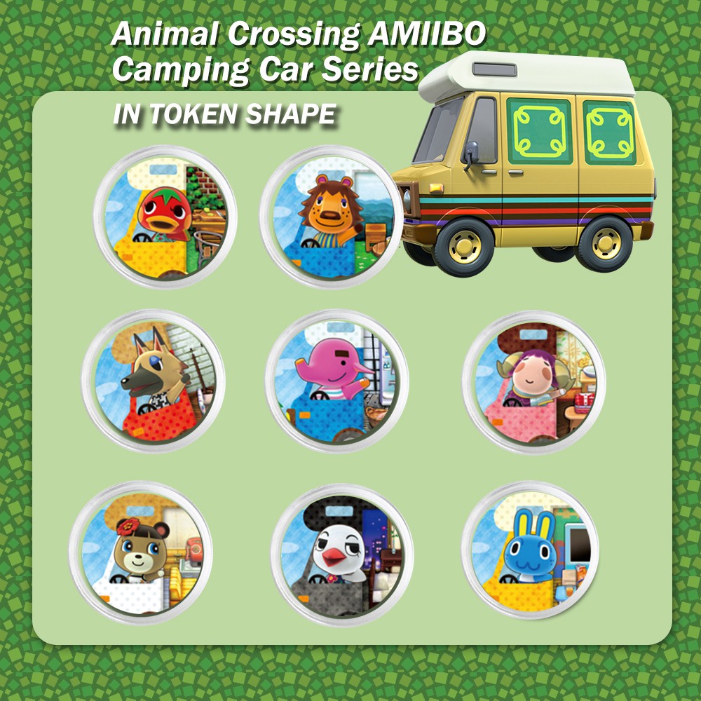 Carta Amiibo Animal Crossing: New Horizons - Camper #10 Sylvana (giapponese, Nuova)