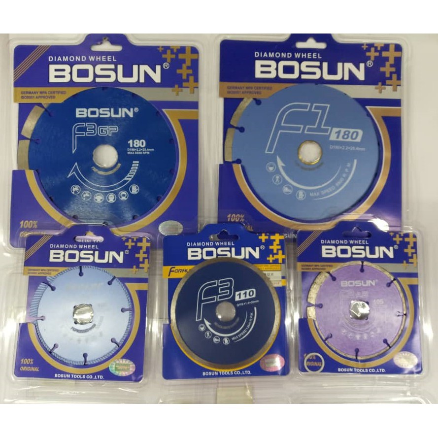 100% ORIGINAL BOSUN 4'' DIAMOND DISC F1GP 105 / F2AB 105/ F3 110(FN03S ...