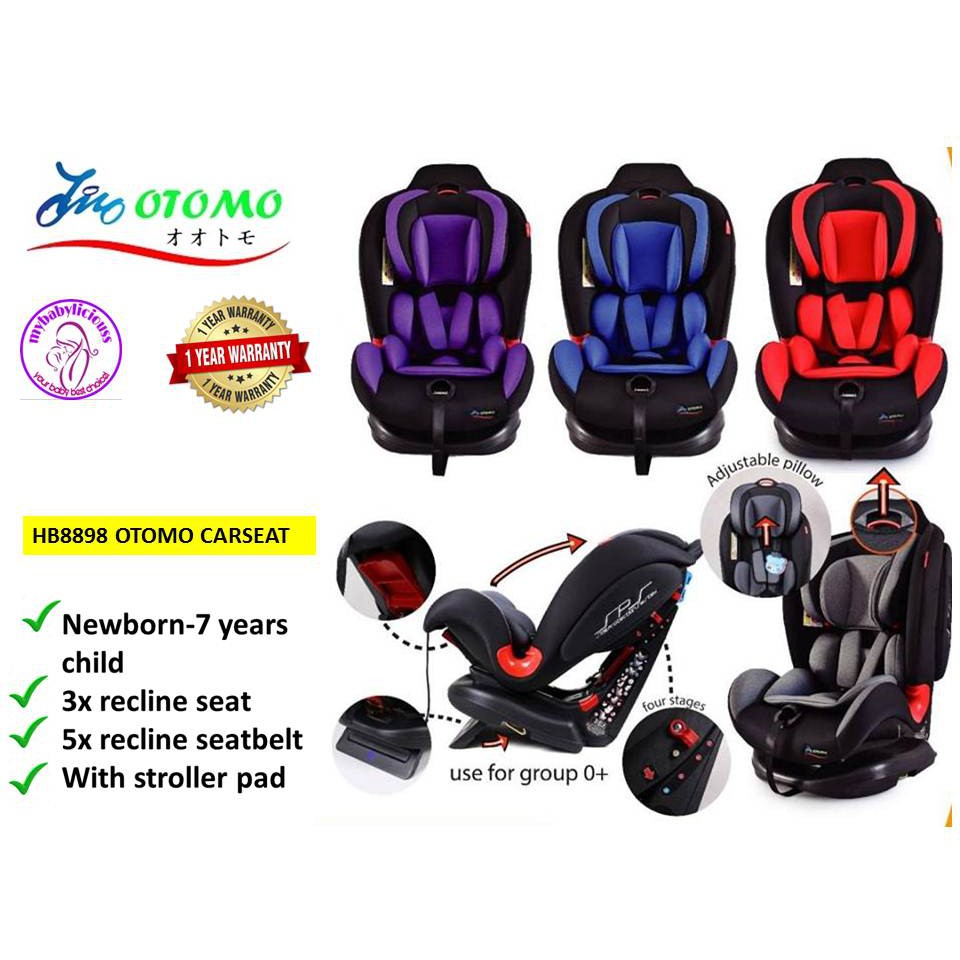 OTOMO CARSEAT BABY HB8898 0 25KG BABY NEWBORN 6YEARS OLD