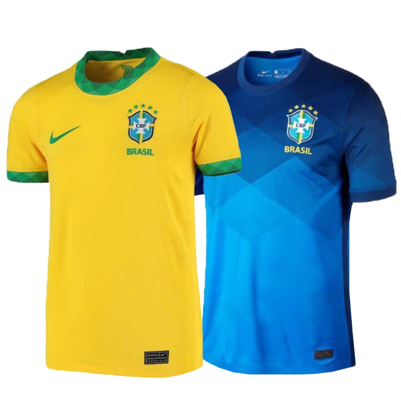 Top Quality 2020-21 Brazil Home/Away Football Jersey Soccer Shirt S-2XL