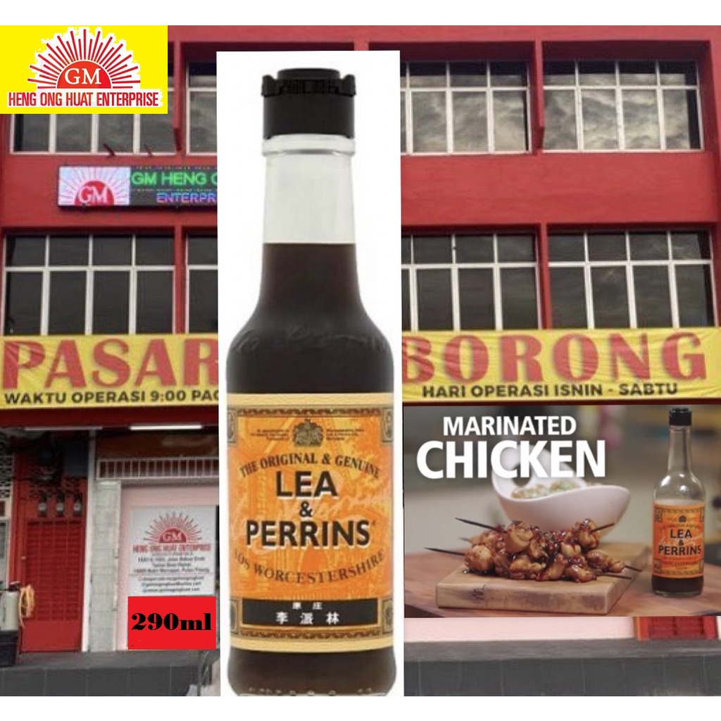 Lea And Perrins® The Original And Genius Halal Perfect Bbq Marinated Worcestershire Sauce 290ml