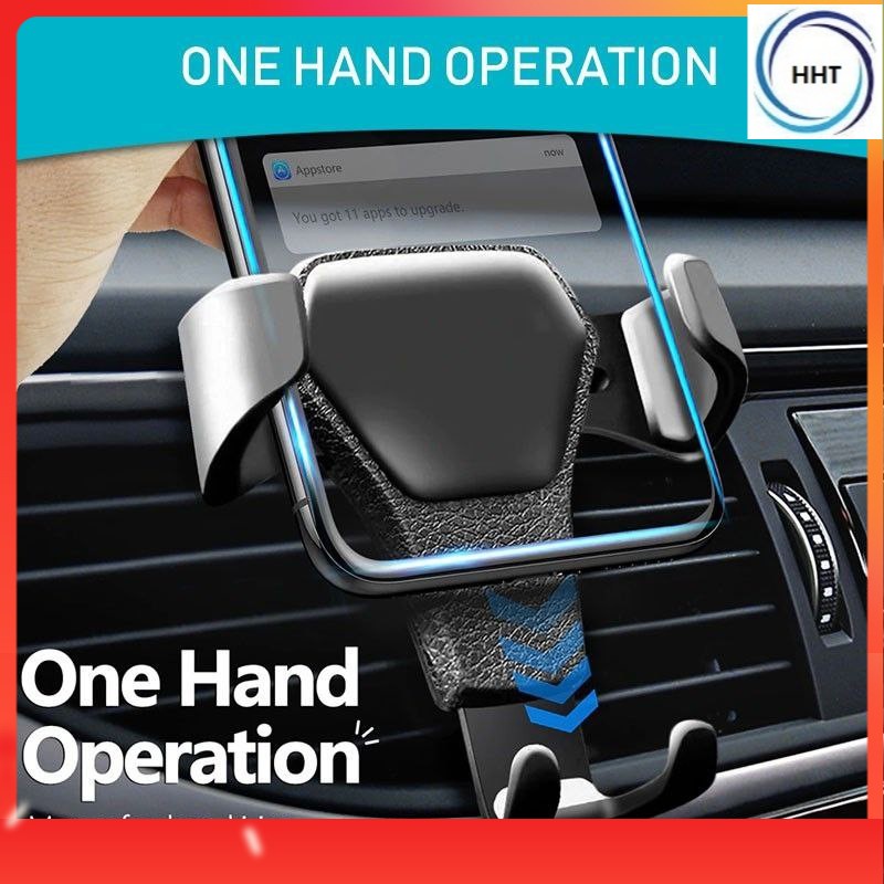 Universal Gravity Air Vent Car Mount Automatic Clamping Car Phone