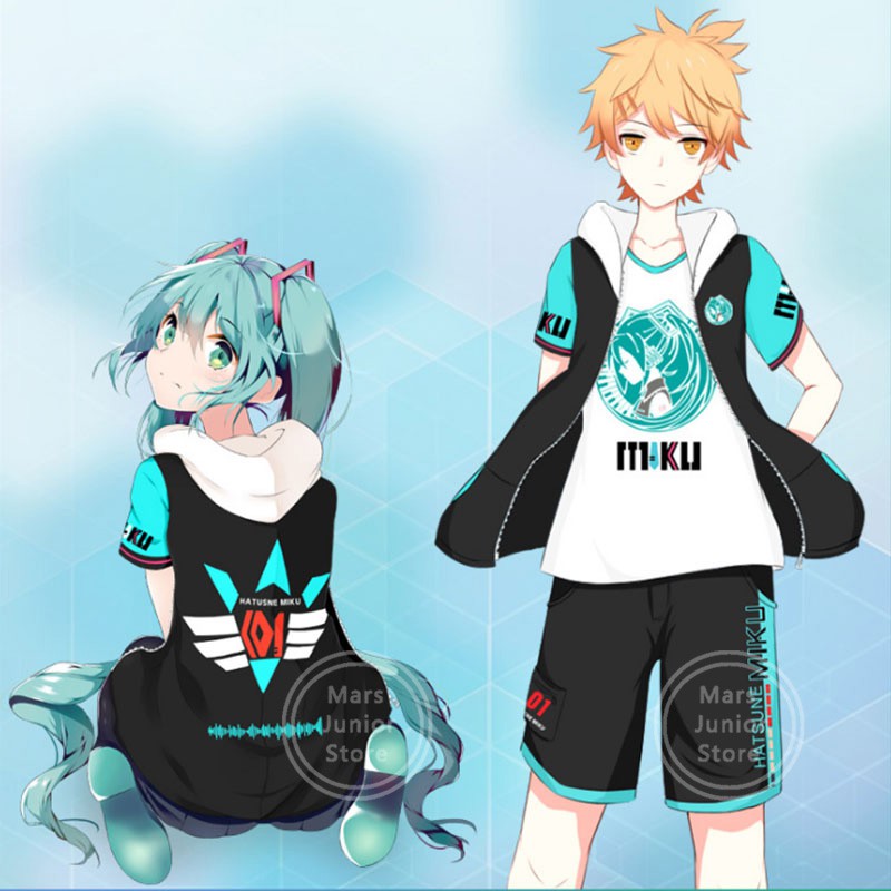 Anime short sale sleeve hoodie