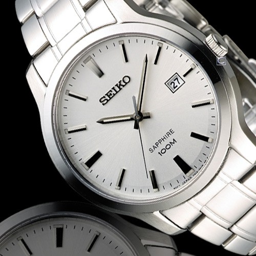 Seiko Neo Classic Sapphire Glass Stainless Steel Quartz Watch