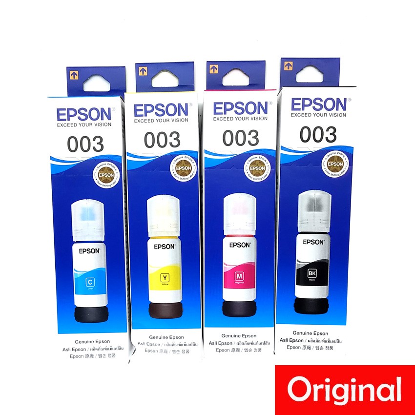 Official Epson 003 65ml Refil Ink L1110 L3100 L3101 L3110 L3150 L5190 L3250 Shopee 9470