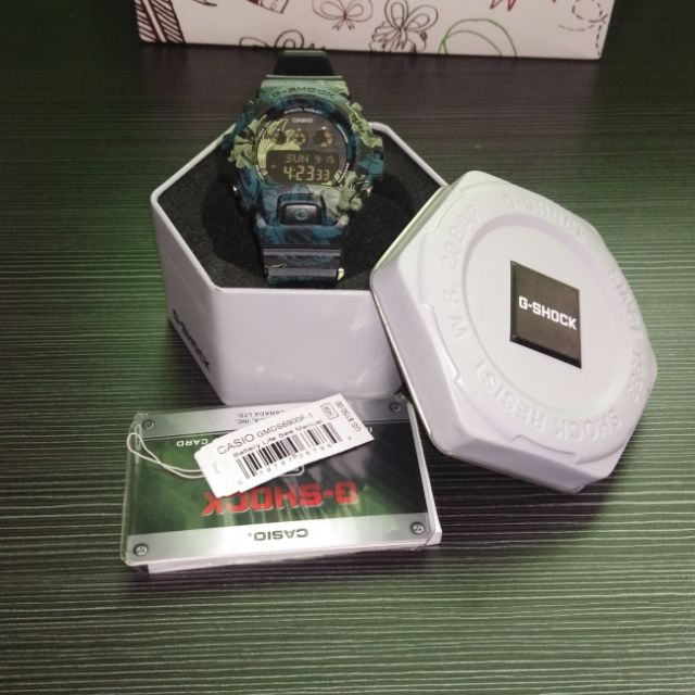 G shock 2024 floral green