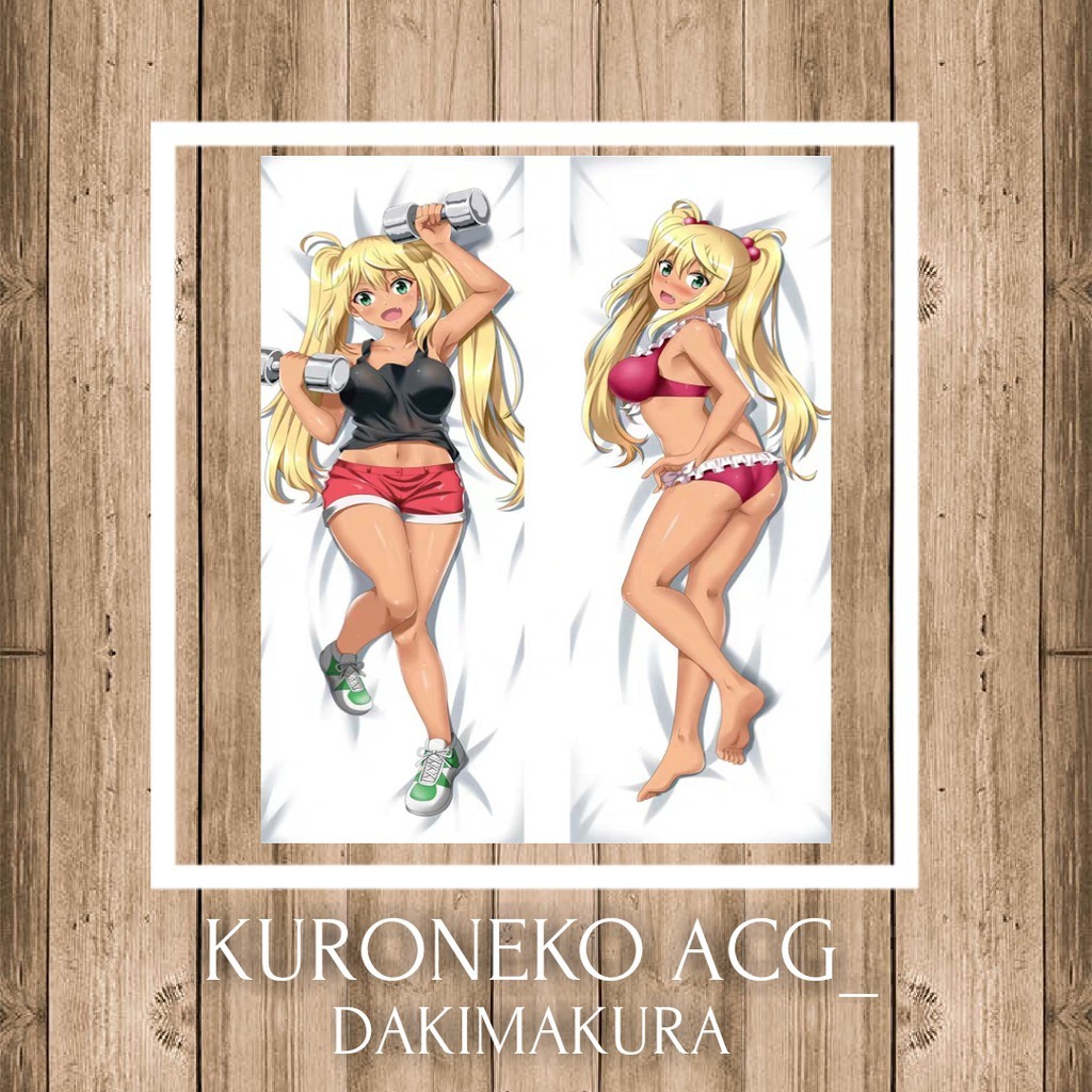 How Heavy Are The Dumbbells You Lift? - Sakura Hibiki〛Anime Dakimakura |  Shopee Malaysia