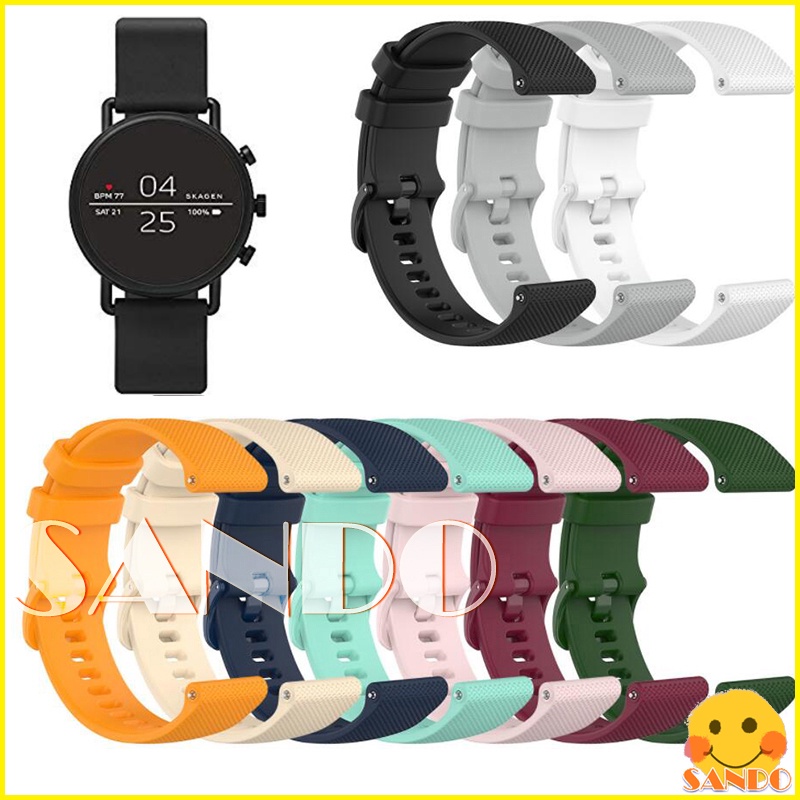 Skagen Falster 2 smart watch Soft Silicone Strap Smart Watch Replacement Strap Sports band straps accessories Shopee Malaysia