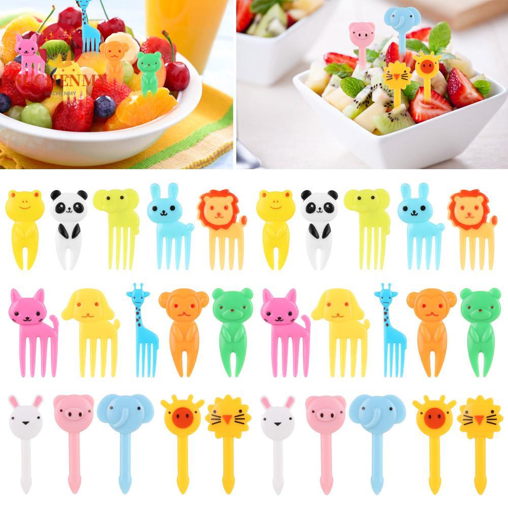 Set of 10 Fruit & Kids Food Picks