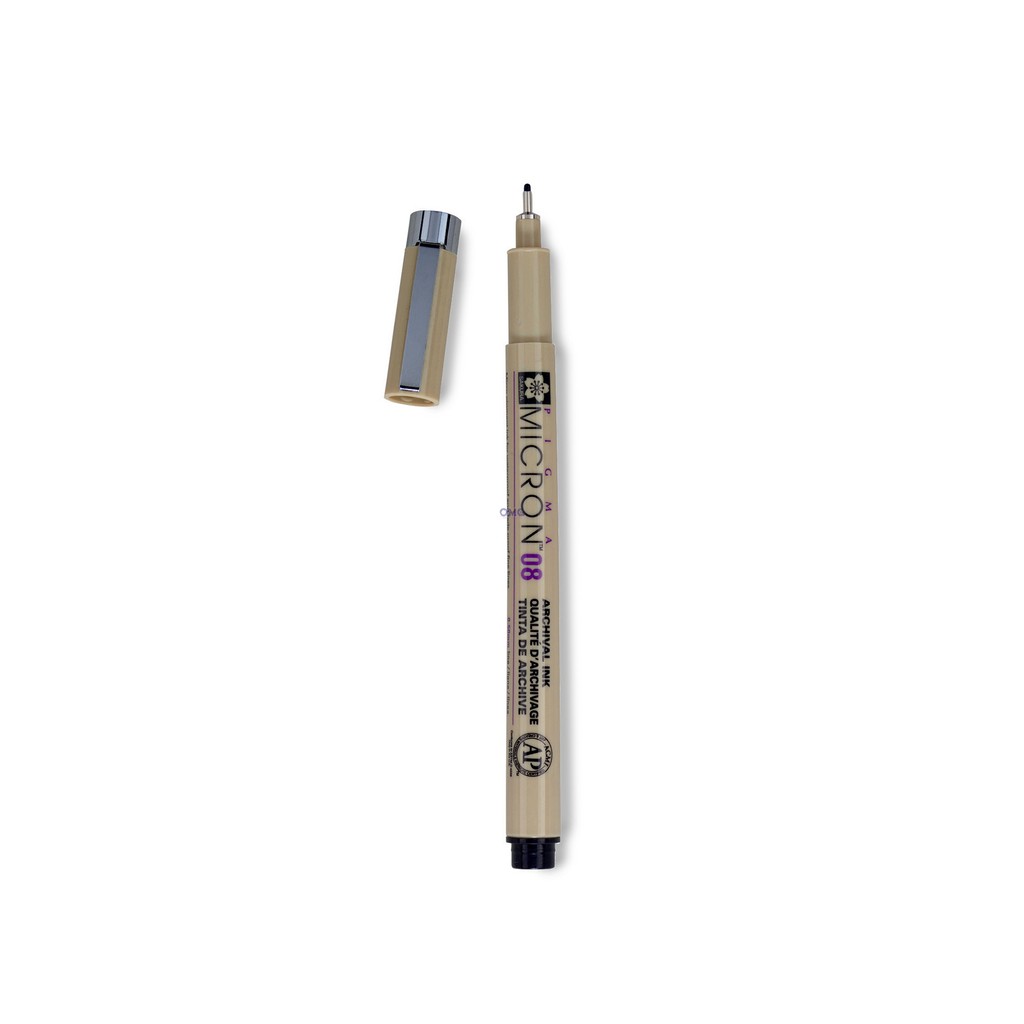 Sakura Pigma Micron Stifte Set – 3 Stück, Fineliner, Schwarz, Für Präzises Zeichnen & Schreiben